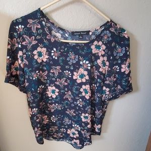 Navy blouse